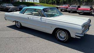Test Drive 1964 Impala SS 327 4 Speed $34,900 Maple Motors #3125