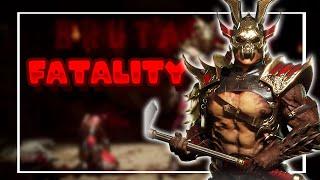 SHAO KAHN FATALITY MORTAL KOMBAT 11