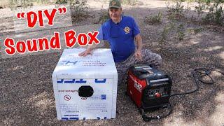 Generator Noise Reduction Box DIY (Styrofoam)