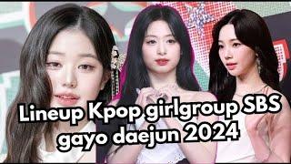 The K-Pop Girl Group Lineup at SBS Gayo Daejun is INSANE #sbsgayodaejeon2024