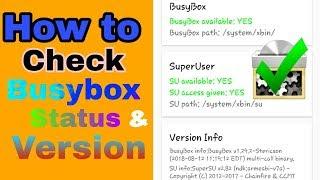 How to Check busybox Version & Installation Information