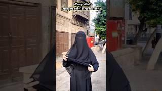Ternyata ukhti cantik, detik detik ukhti buka penutup niqob 2 layer