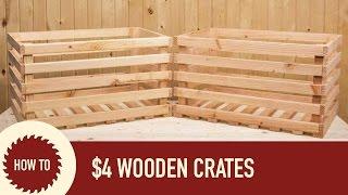 How to Make a Wood Crate from a 2x6