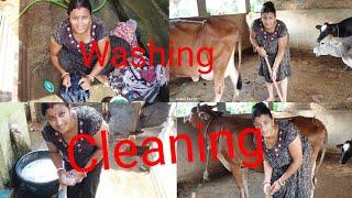 Washing r Cleaning karte gia mon ta khub Khushi holo ? 🪠🪣@kalyanivlogs5548 #Washing #cleaning