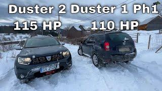 Duster 1 Ph1 vs Duster D2 Off Road on Snow 2023