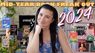  my 2024 mid year freakout book tag  // best and worst books of 2024 (so far) 