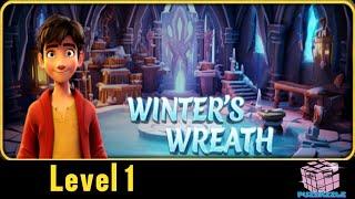 Escape Room Mystery Legacy Winter's Wreath Level 1. Walkthrough Gameplay