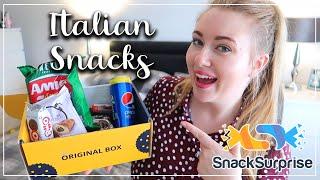 BRITISH TRYING ITALIAN SNACKS SURPRISE REVIEW - LOTTE ROACH