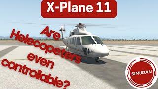 X-Plane 11: My attempt at the Helicopter tutorial.