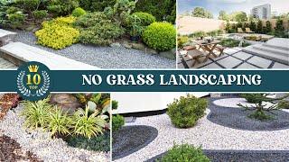 10 Low maintenance Landscaping ideas Without Grass  No Grass Landscaping 