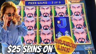 DRAGON CASH DOES IT AGAIN! $25 SPINS - JACKPOT after JACKPOT! At Delaware Park Casino