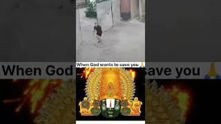 When God Venkatesya save you from scooty and car crash #shortsfeeds #omnamovenkatesya #viralsfeeds