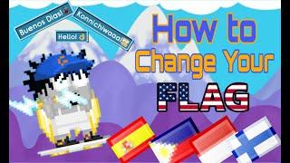 How to Change Flag on Growtopia! For Pc/laptop #GROWTOPIA #TUTORIAL #EASY