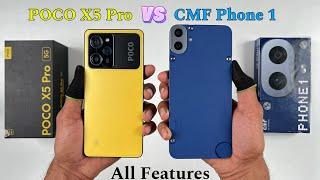 CMF Phone 1 vs Poco X5 Pro speed test and comparison all features and gaming test