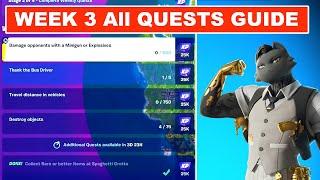 WEEK 3 All QUESTS GUIDE Fortnite Chapter 2 Remix Fortnite Chapter 2 Remix