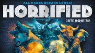 Horrified: Greek Monsters Solo Board Game Playthrough (Medusa and Cerberus)