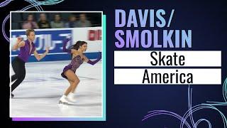 DAVIS / SMOLKIN (GEO) | Ice Dance Rhythm Dance | Skate America 2024 | #GPFigure