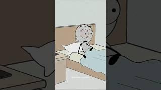 My brain at bedtime!  (best animation memes) #shorts