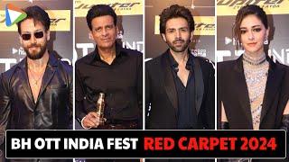 Kartik Aaryan, Ananya P, Tiger S & others at BH OTT India Fest Red Carpet 2024