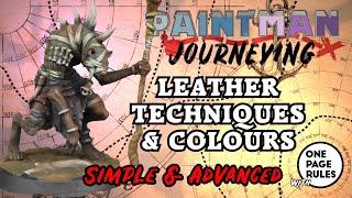 Simple and Advanced Leather techniques on OPR Beastmen