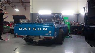 "New shop/wiring mockup"-Episode 41: Datsun 620 Engine Swap 2jz