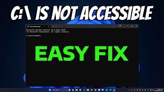 How To Fix C:\ Is Not Accessible. Access Is Denied Error in Windows 11