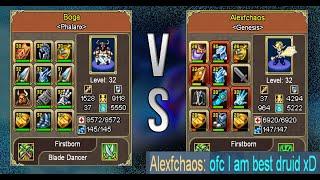 Best BD (Boga) vs "Best Druid?" (AlexFchaos) - Warspear Online