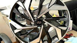 Latest Hyundai Creta Genuine top model alloy wheels diamond cut alloy wheel creta 2020  CRETA ALLOYS