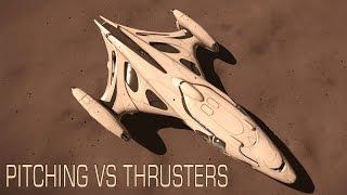 Elite:Dangerous. Imperial Cutter. Pitching vs modified Thrusters