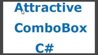 C# Tutorial-13 ComboBox Part-2 | How to make ComboBox Attractive?