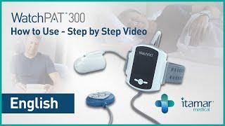 WatchPAT 300 Sleep Apnea Test - How to Use (translations in description)