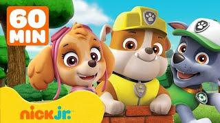 Patrulha Canina | Rubble & Patrulha Canina em Resgates Épicos! | 1 Hora de Compilação | Nick Jr.