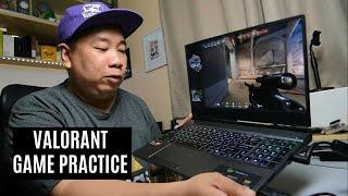 VALORANT PRACTICE GAME WITH MYKE SOON AND WAHPINAS - MSI ALPHA 15 GAMING LAPTOP