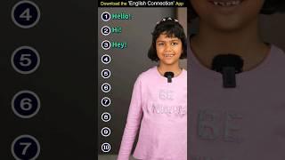 अंग्रेजी में नमस्ते बोलने के तरीके, Spoken English Vocabulary, Vidya Connection #shorts