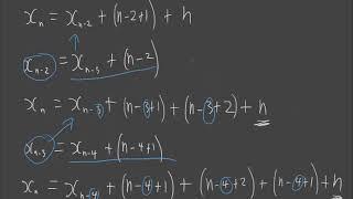 Solving a more complex recursive algorithm