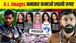 AI से लड़की का Images बनाकर लाखों कमाने का तरीका | Facebook AI Earning Secret