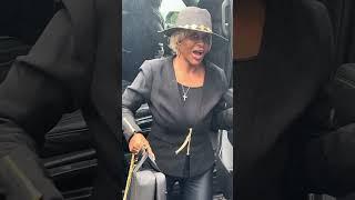 MAMA COMBS STEPPING OUT , TO GO INTO COURTROOM TO SUPPORT HER SON,?DIDDY COMBS.
