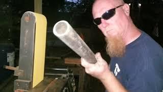 Making fiber optic spool racks for truck beds.