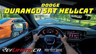 2021 Dodge Durango SRT Hellcat AWD | ASMR | PoV Test Drive #25 | 4K | REVLIMITS.CA