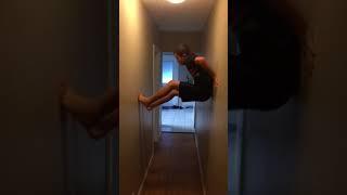 Kid climbs wall like a spider...amazing