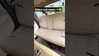 Bolero seat covers. #bolero #shorts #mahindra