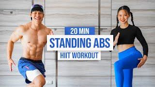 20 MIN STANDING ABS FOR BEGINNERS I no repeats, no equipment