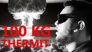 Das GRÖßTE THERMIT-Experiment auf YouTube [𝟰𝗞] | JJChemistry