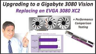 Upgrading a PC to a Gigabyte RTX-3080 Vision GPU – Opening, Installation and Performance Testing