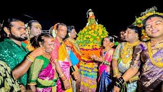 Gudur Venkatesh Swamy Bathukamma Song 2024 at Cheruvugattu | Bathukamma Song | Bathukamma Patalu