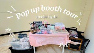 Tour of my first pop up booth after the summer break and let’s chit chat! | Sparkle by DLE