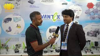 gyaniki with Advantek Fuel Systems at Auto Expo 2023