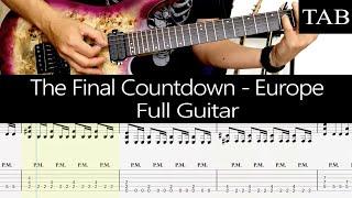 THE FINAL COUNTDOWN - Europe (John Norum): FULL guitar cover + TAB