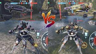 [WR] Shredder VS Cudgel - Comparison (6x Light Weapons) | Dagon Gameplay - War Robots Test Server