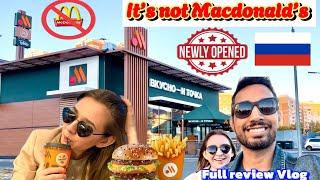 Macdonald’s replaced by Vkusno i Tochka Вкусно И Точка, Sanctions effect in Russia #россия #india